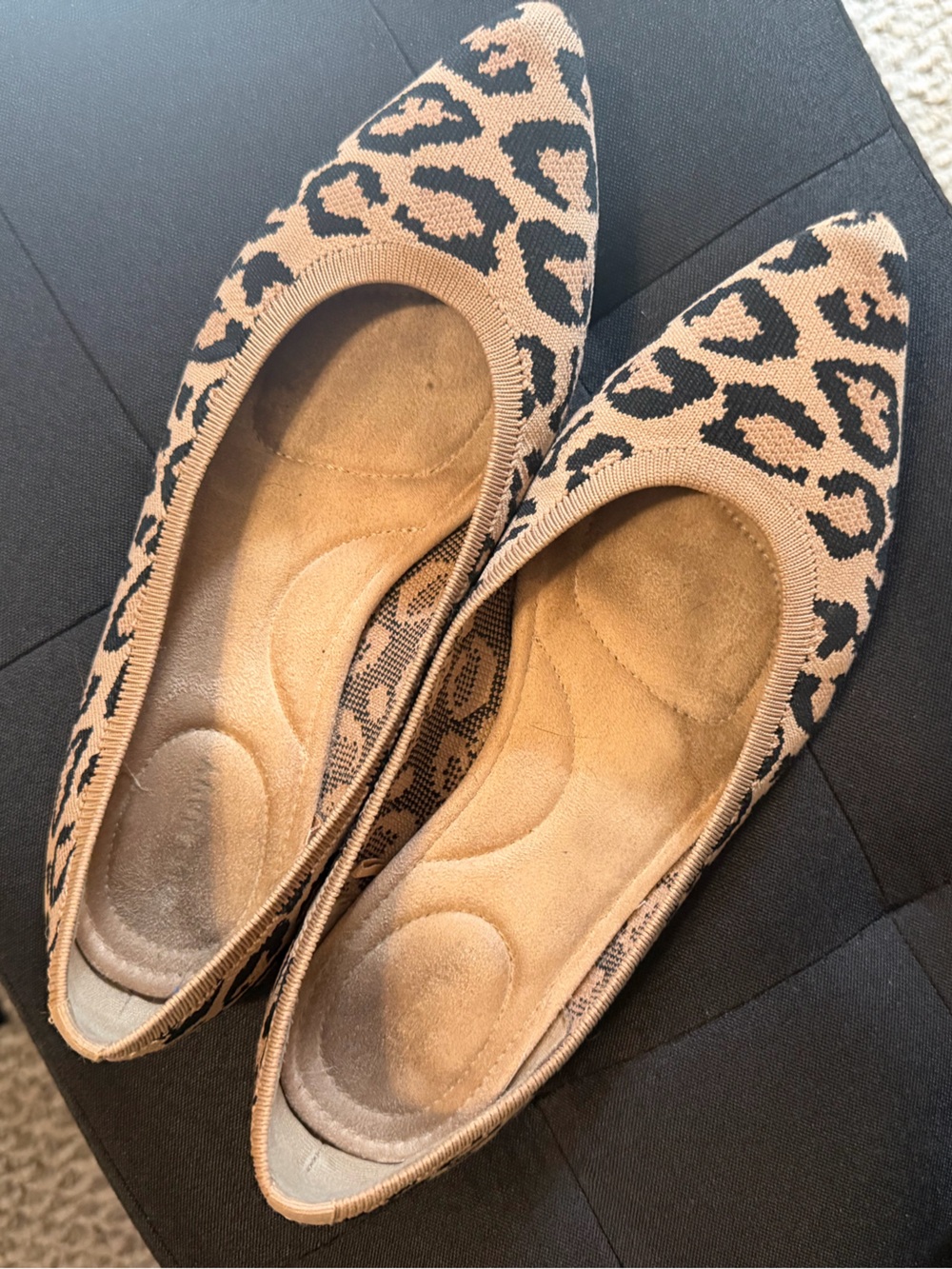 Old Navy Leopard Pointed-Toe Flats